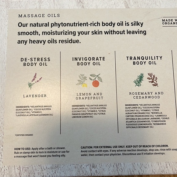 Organic massage oils/4fl.oz (120ml) - Picture 5 of 7